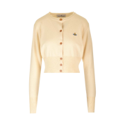 (W) Vivienne Westwood Bea Cropped Cardigan Cream