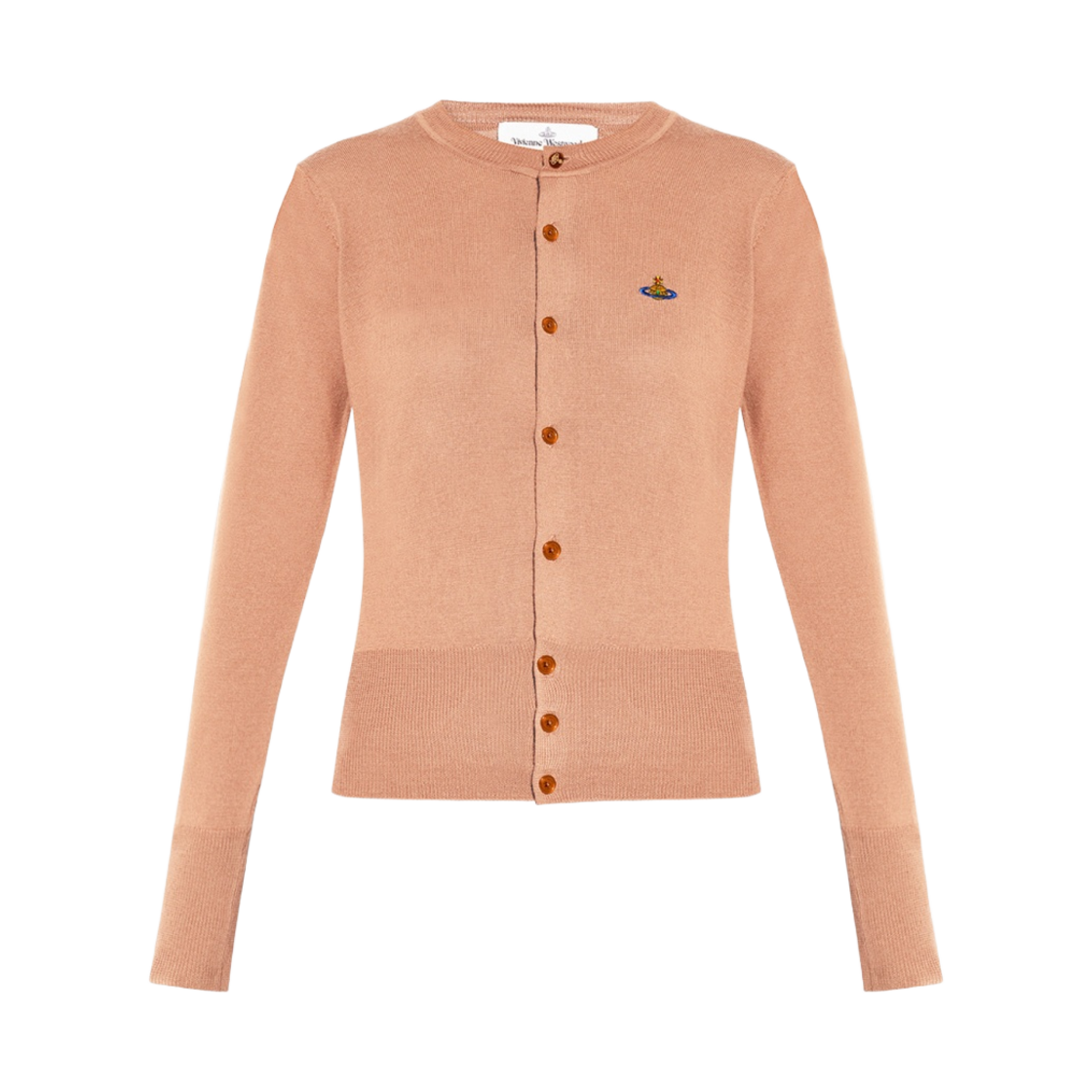 18030018-Y000E-C401 (W) Vivienne Westwood Bea Cardigan Beige