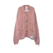 Maison Mihara Yasuhiro Mohair Knit Cardigan Pink