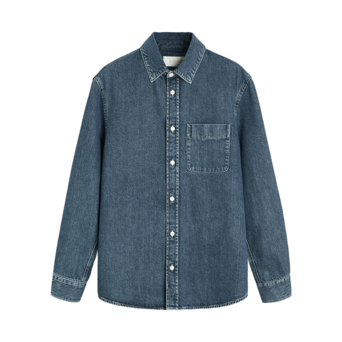 0621/307/427 Zara Faded Denim Shirt Mid Blue