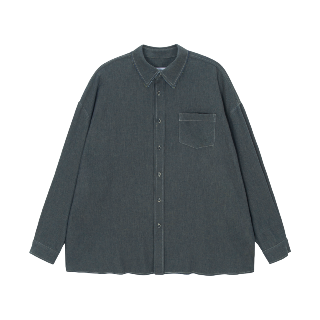 HR25SUMMER22 Hono Report Oversized Shirts Faded Denim