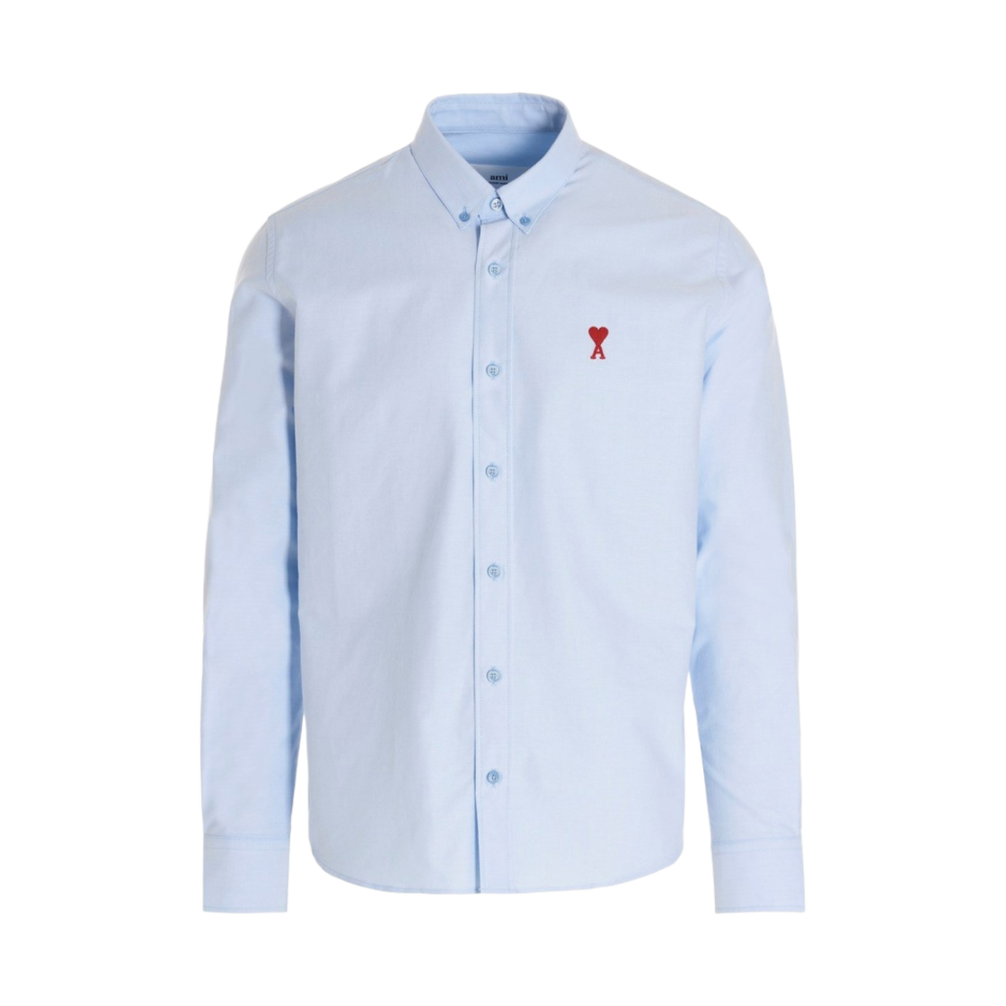 아미 스몰 하트 로고 옥스포드 버튼 다운 셔츠 스카이 블루(AMI de Coeur Oxford Button Down Shirt Sky Blue)