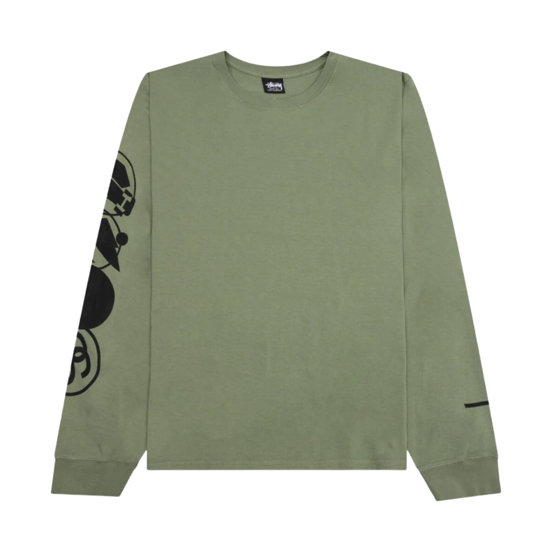 스투시 스택드 피그먼트 다이드 롱슬리브 티셔츠 아티초크(Stussy Stacked Pigment Dyed LS T-Shirt Artichoke) - 1