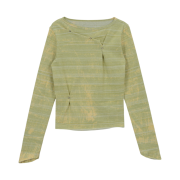 Vacant Archive Bian Boatneck Long Sleeve Yellow