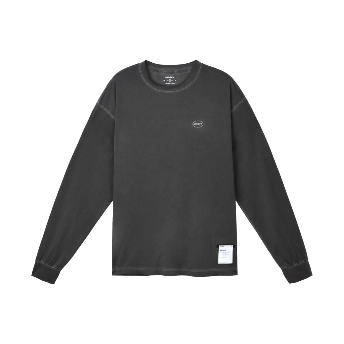 11001-BP-OV Satisfy Auralite Long T-Shirt Black Pigment