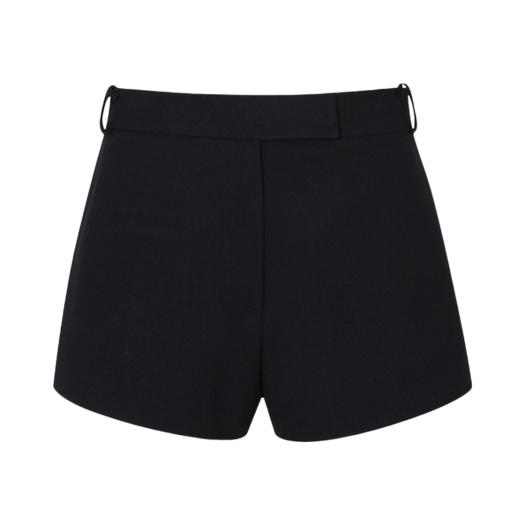 DQ2WP011_NV Leha Women Caron Crepe Shorts Dark Navy