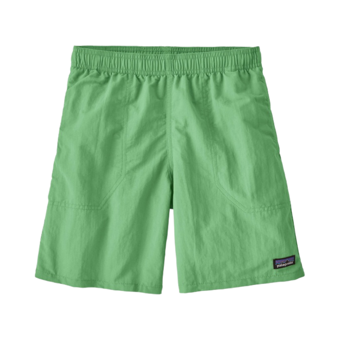 (키즈) 파타고니아 배기스 쇼츠 7인치 라인드 블룸 그린((Kids) Patagonia Baggies Shorts 7 Inch Lined Bloom Green) - 1