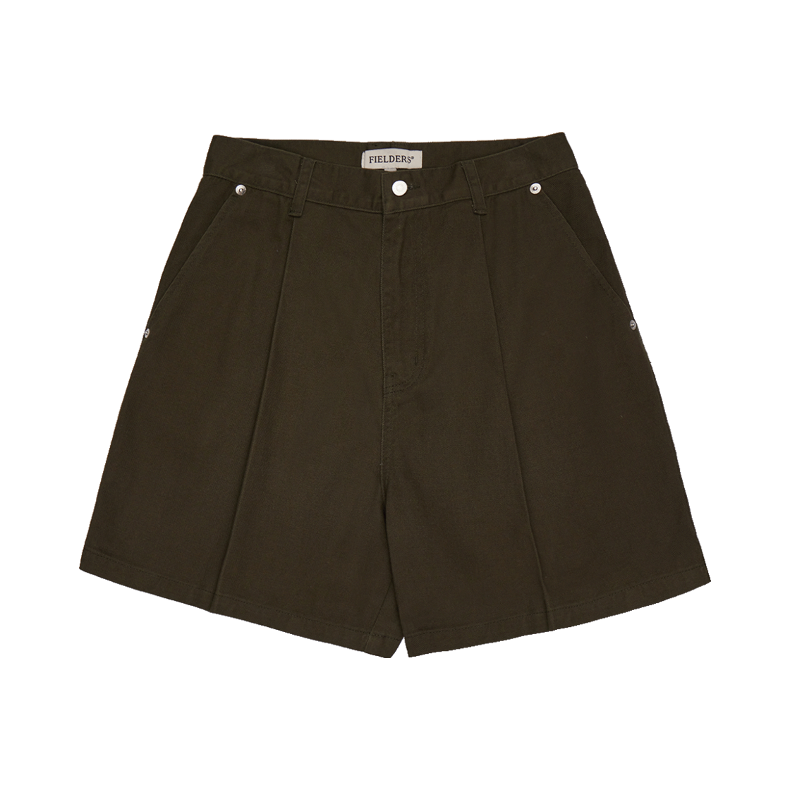 FB2SP1250FKH Fielders Wide Two-Tuck Half-Pants Khaki