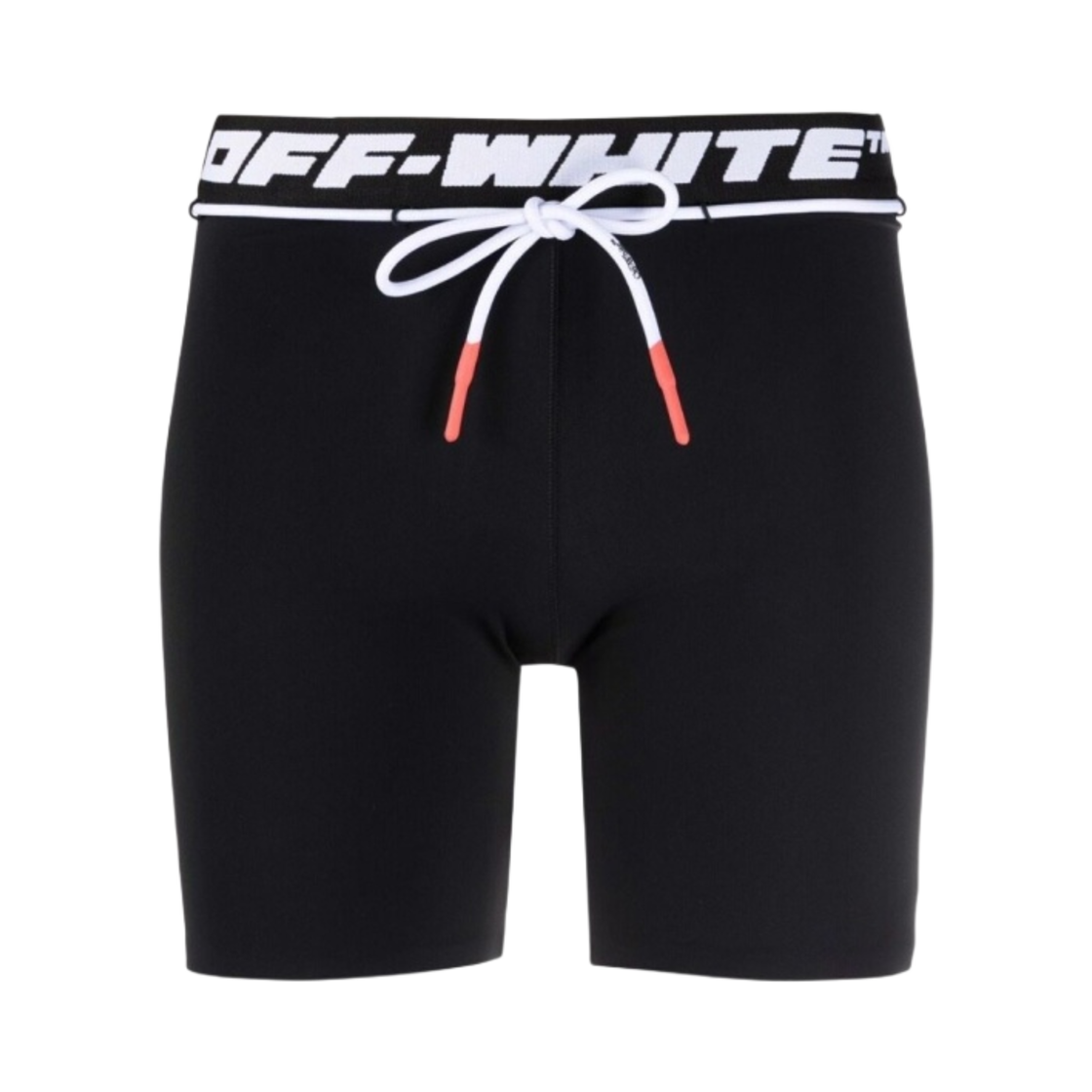 OWVH025C99JER0011000 (W) Off-White Athletic Logo Band Shorts Black