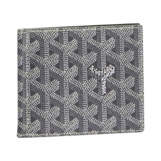 APMTHOMAS-51 Goyard Saint Thomas Bill Fold Wallet Grey