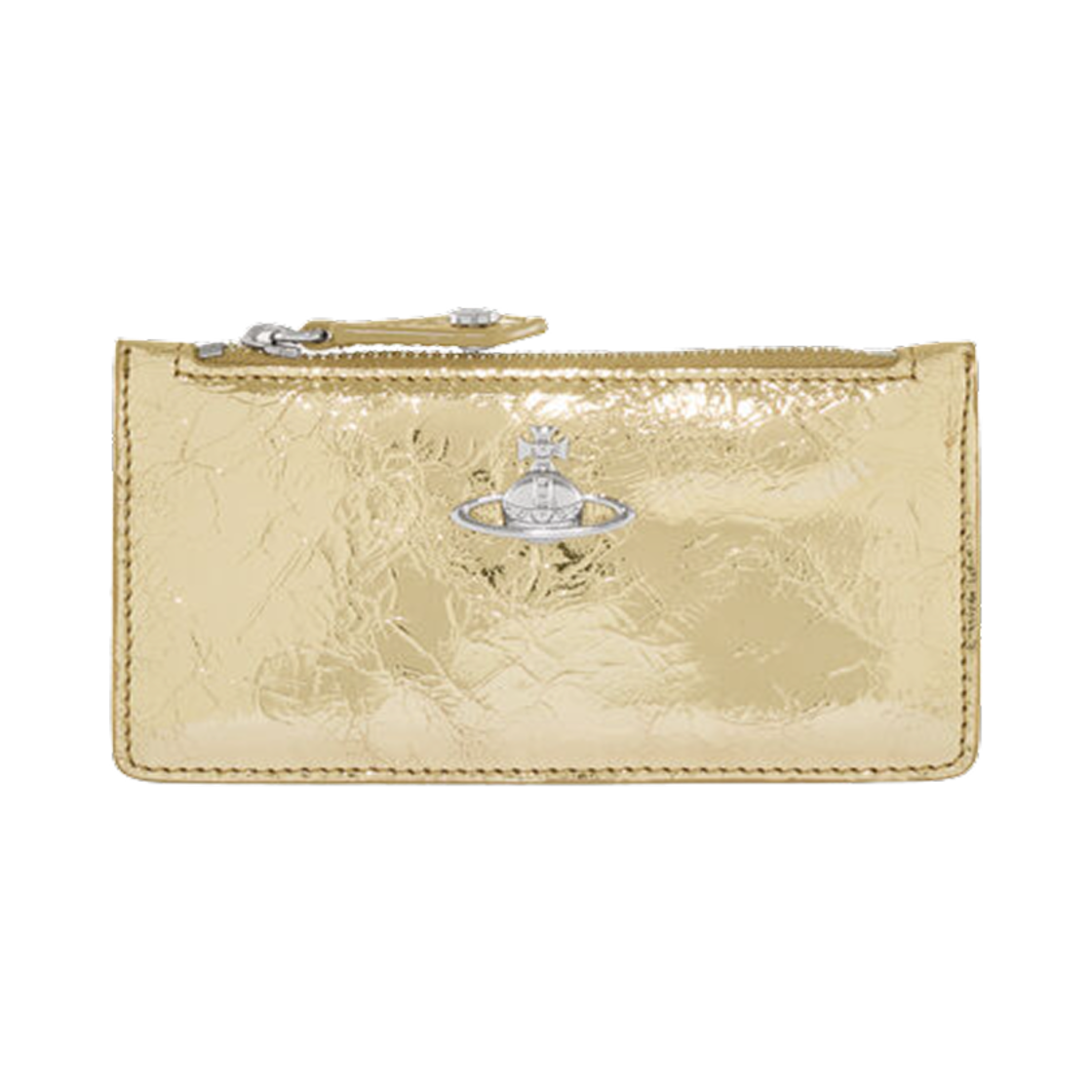 54020004W-L00A7 Vivienne Westwood Slim Long Card Holder Gold