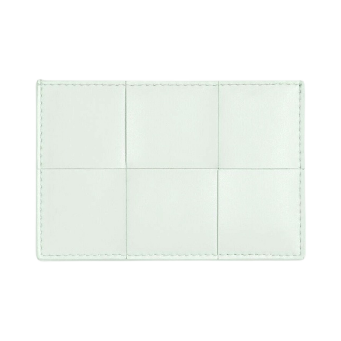649597VBWD31814 Bottega Veneta Cassette Credit Card Case Glacier - 대표 이미지 #1