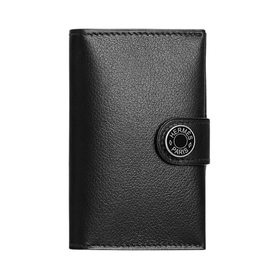 에르메스 R.M.S 카드 홀더 에버그레인 & 팔라듐 하드웨어 누아(Hermes R.M.S Card Holder Evergrain & Palladium Noir)