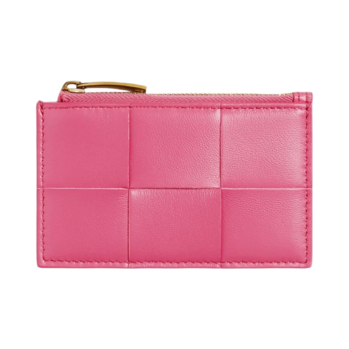 보테가 베네타 카세트 지퍼 카드 케이스 밀크쉐이크(Bottega Veneta Cassette Zippered Card Case Milkshake) - 1