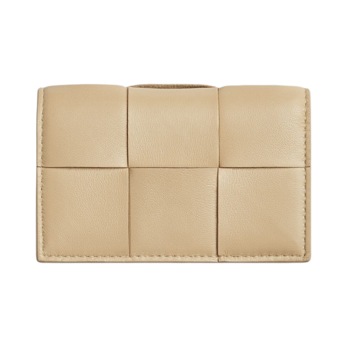 651396VCQC49776 Bottega Veneta Cassette Business Card Case Porridge - 대표 이미지 #1