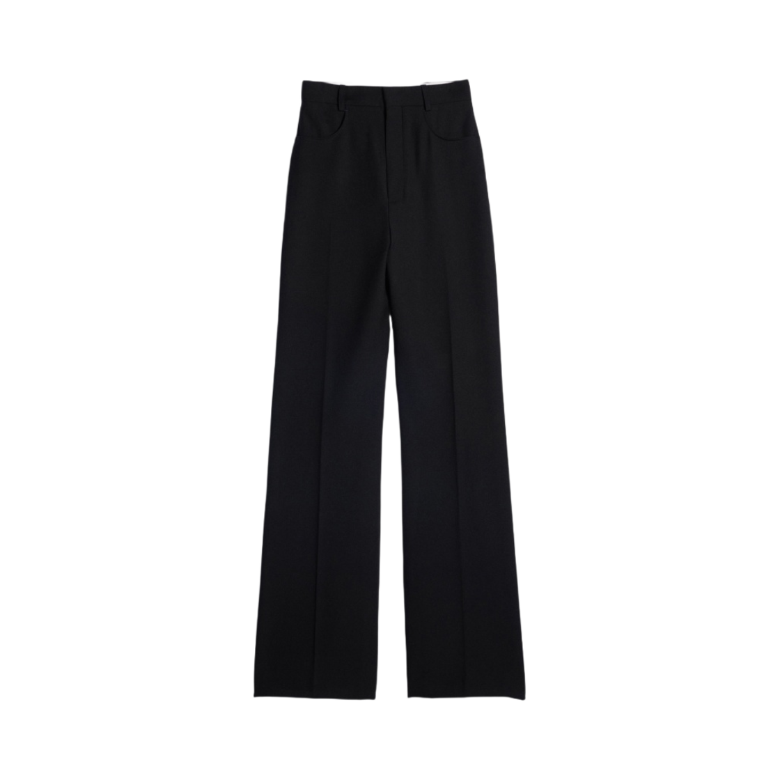 (W) 자크뮈스 르 판탈론 소지 하이웨이스트 플레어 팬츠 블랙((W) Jacquemus Le Pantalon Sauge High Waisted Flare Pants Black) - 1
