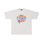 Balenciaga 90/10 Large Fit T-Shirt Grey