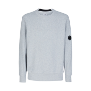 C.P. Company Diagonal Raised Fleece Sweatshirt Grey Melange - 21FW