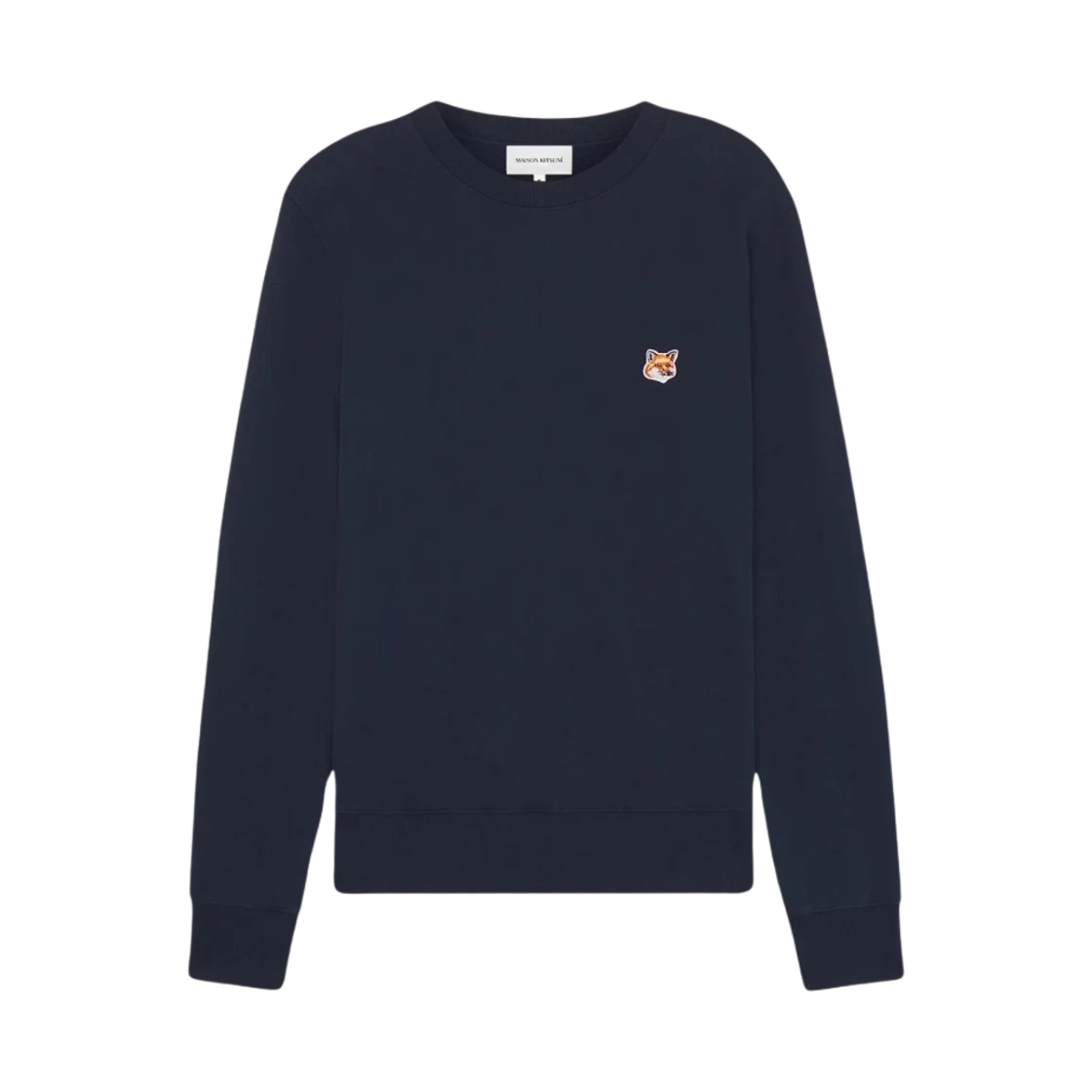 Maison Kitsune Maison Kitsune Fox Head Patch Regular Sweatshirt Ink Blue · L