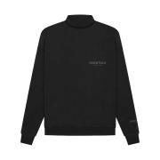 Essentials The Core Collection Pullover Mockneck Black