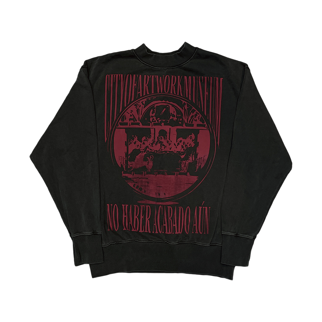 아트워크 뮤지엄 서퍼 스웨트셔츠 차콜(Artwork Museum Supper Sweatshirt Charcoal)