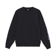 Stussy Venus Embroidered Crew Black