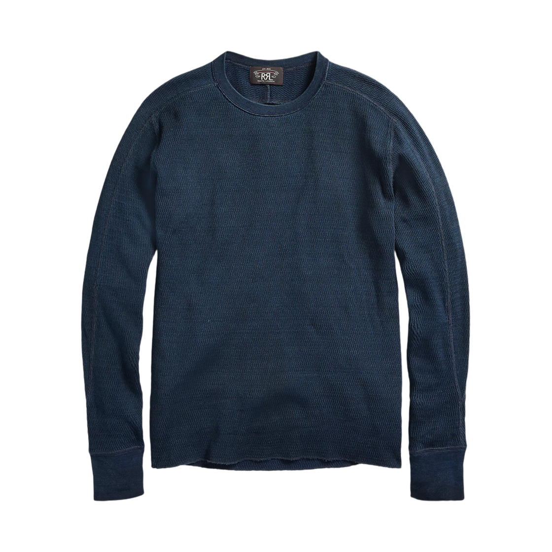 더블알엘 인디고 자카드 니트 크루넥 린스 블루 인디고(Double RL Indigo Jacquard Knit Crewneck Rinse Blue Indigo)