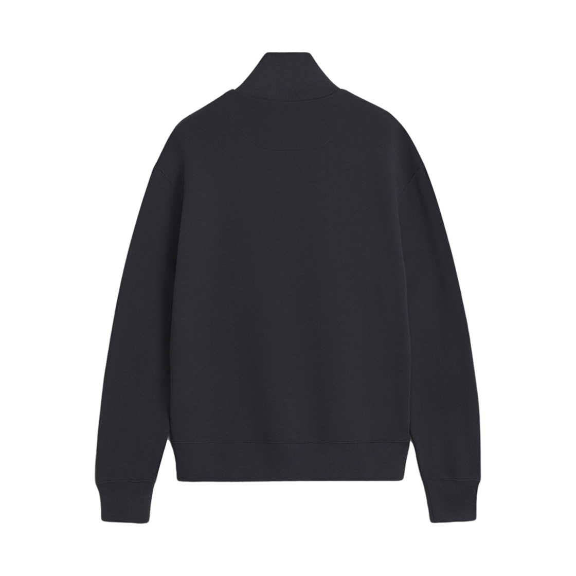 메종 키츠네 더블 볼드 폭스 헤드 하프 집 컴포트 스웨트셔츠 앤트러사이트(Maison Kitsune Double Bold Fox Head Half Zip Comfort Sweatshirt Anthracite) - 2