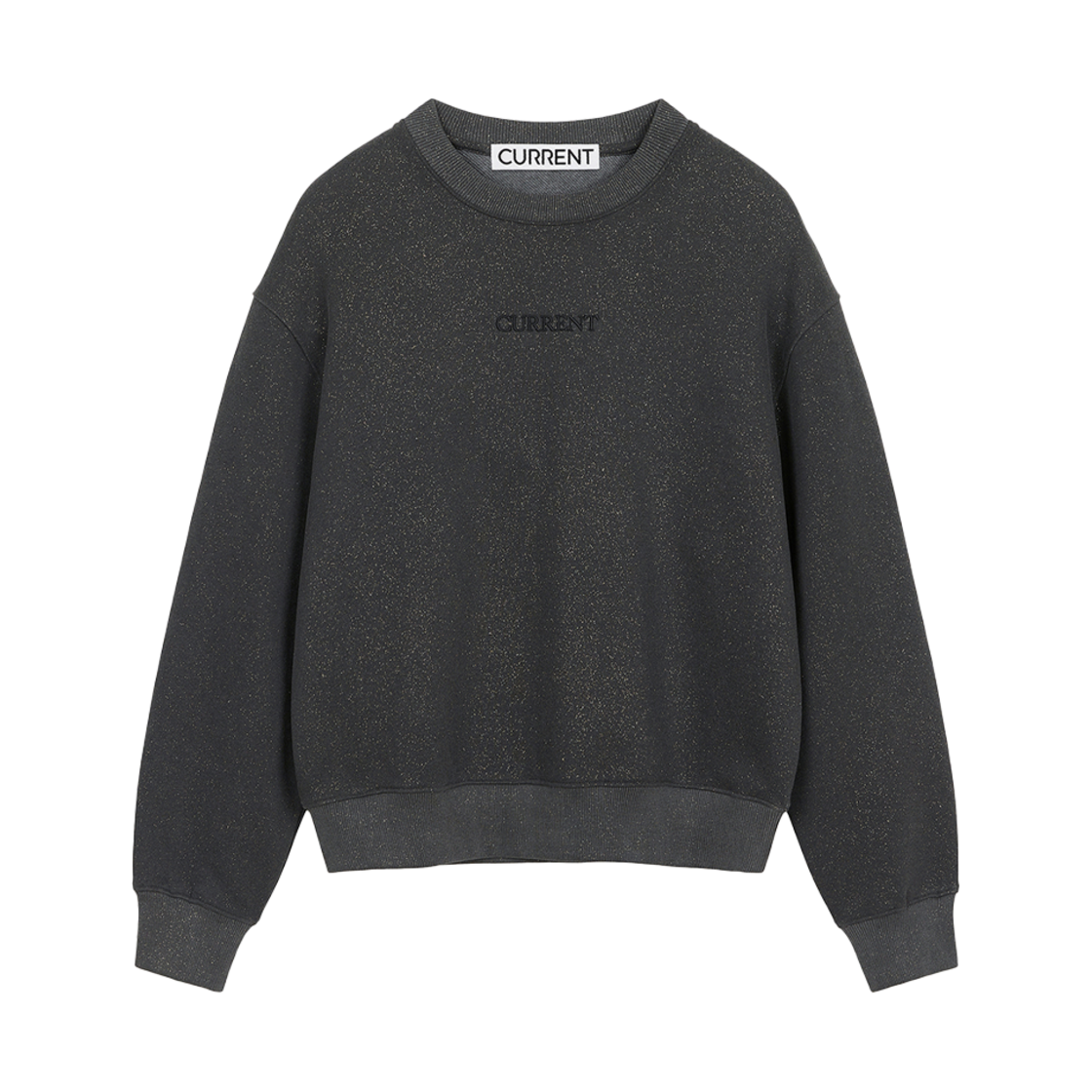 CMSFCTHW01EIGYA Current Glitter Washed Sweatshirt Chacol
