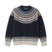 Hysteric Glamour x Harley of Scotland H Jacquard Nordic Sweater Black