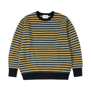 Thevinylhouse Mohair Multi Striped Sweater Yellow