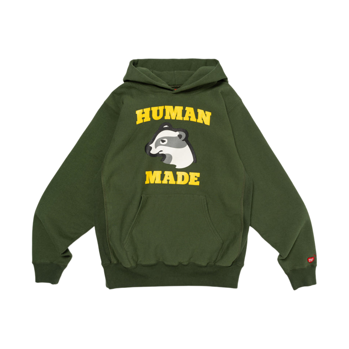 휴먼 메이드 헤비 웨이트 후드 #1 그린(Human Made Heavy Weight Hoodie #1 Green) - 1