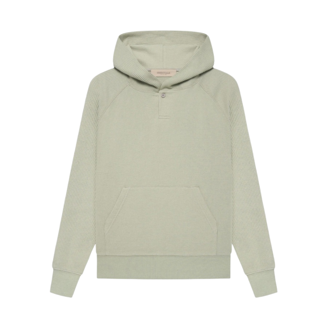 (키즈) 에센셜 와플 니트 헨리 후드 씨폼 - 22SS((Kids) Essentials Waffle Knit Henley Hoodie Seafoam - 22SS) - 1