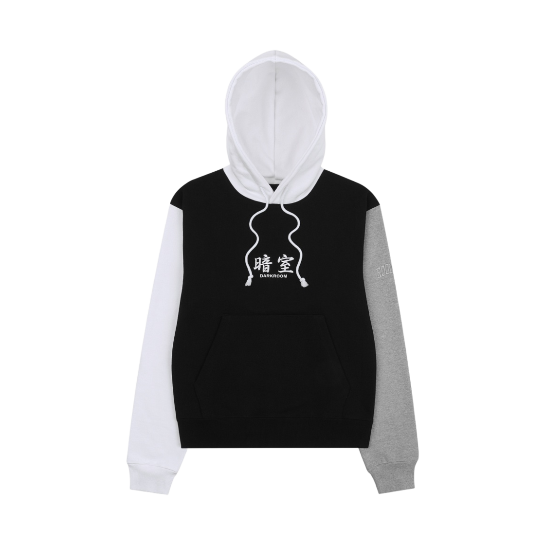 - Darkr8m Studio Basic Logo Heavyweight Colorblock Hoodie