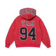 Supreme Team 94 Hooded Sweatshirt Red - 25SS