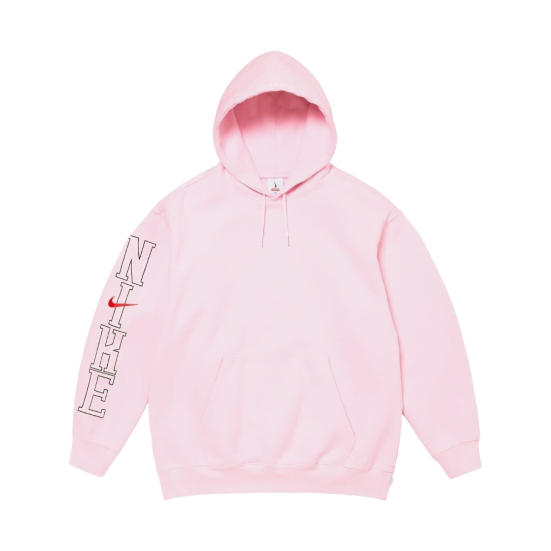 슈프림 x 나이키 후드 스웨트셔츠 라이트 핑크 - 24SS