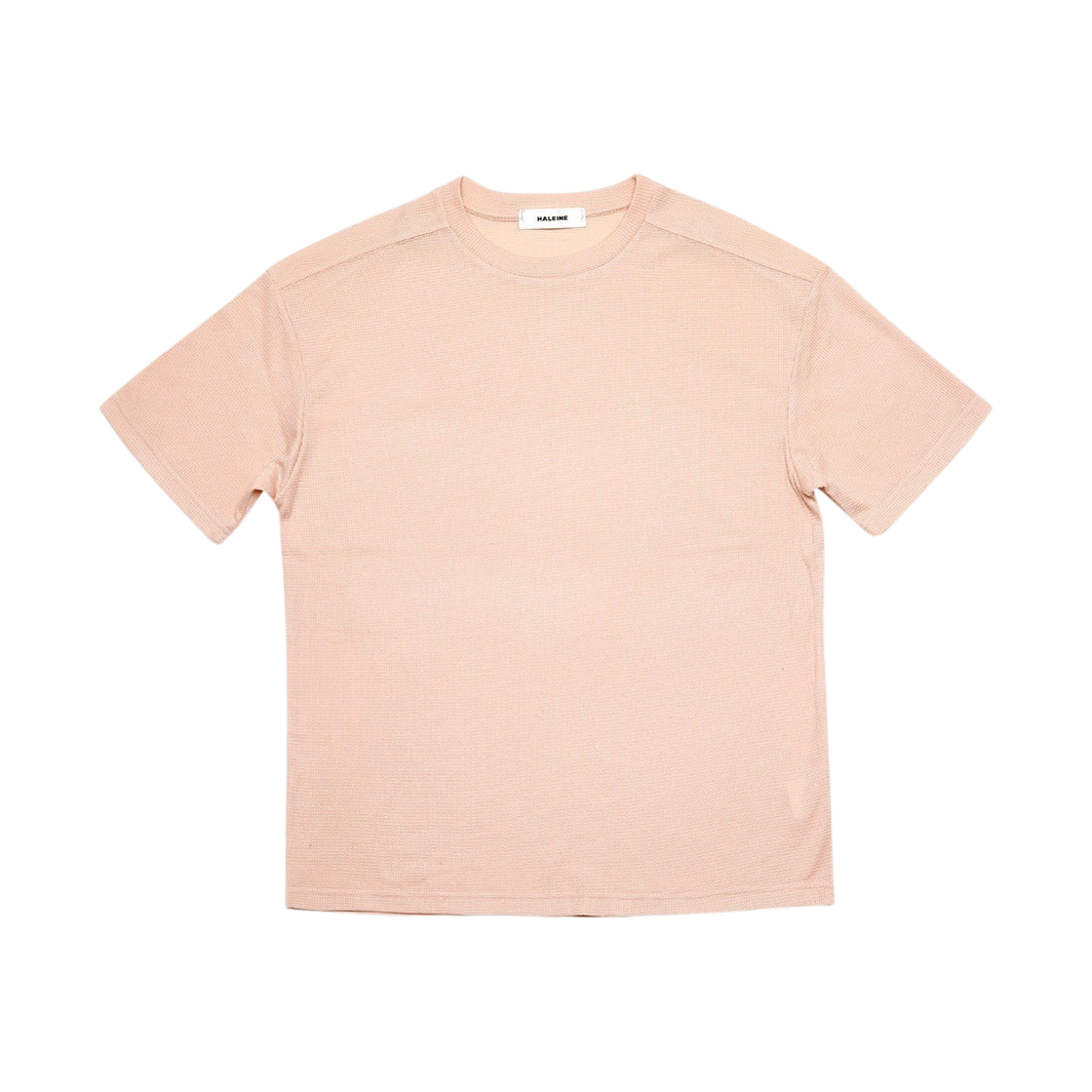 알렌느 하프 래글런 와플 1/2 티셔츠 피치 퍼즈