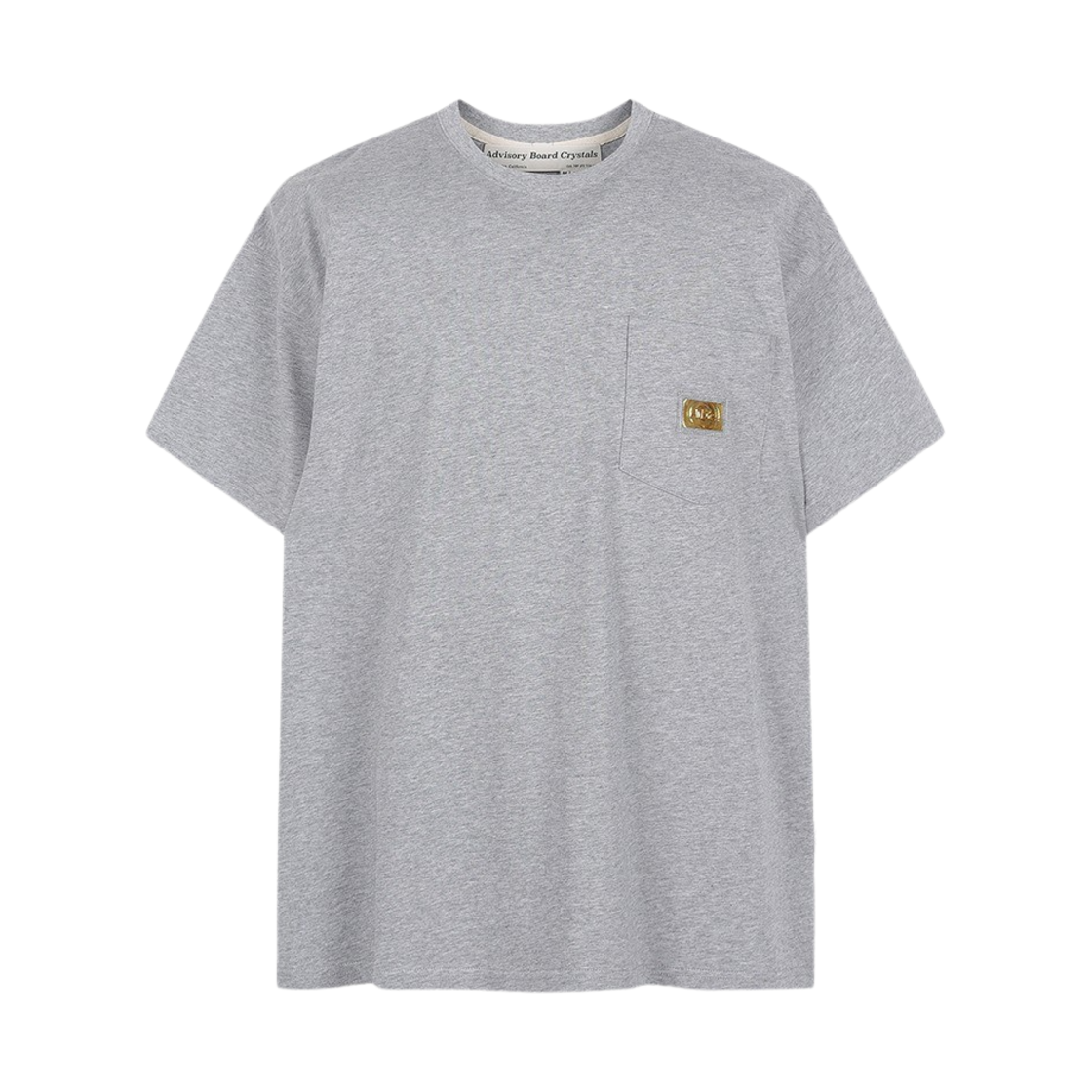 KM4BTSSAB17GY Advisory Board Crystals Hologram Short Sleeve Tee Heather Grey