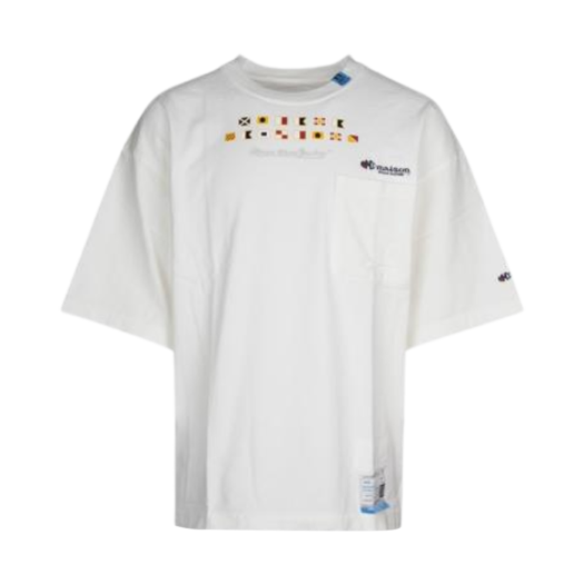 A11TS681-WHITE Maison Mihara Yasuhiro x Champion Short Sleeve T-Shirt White