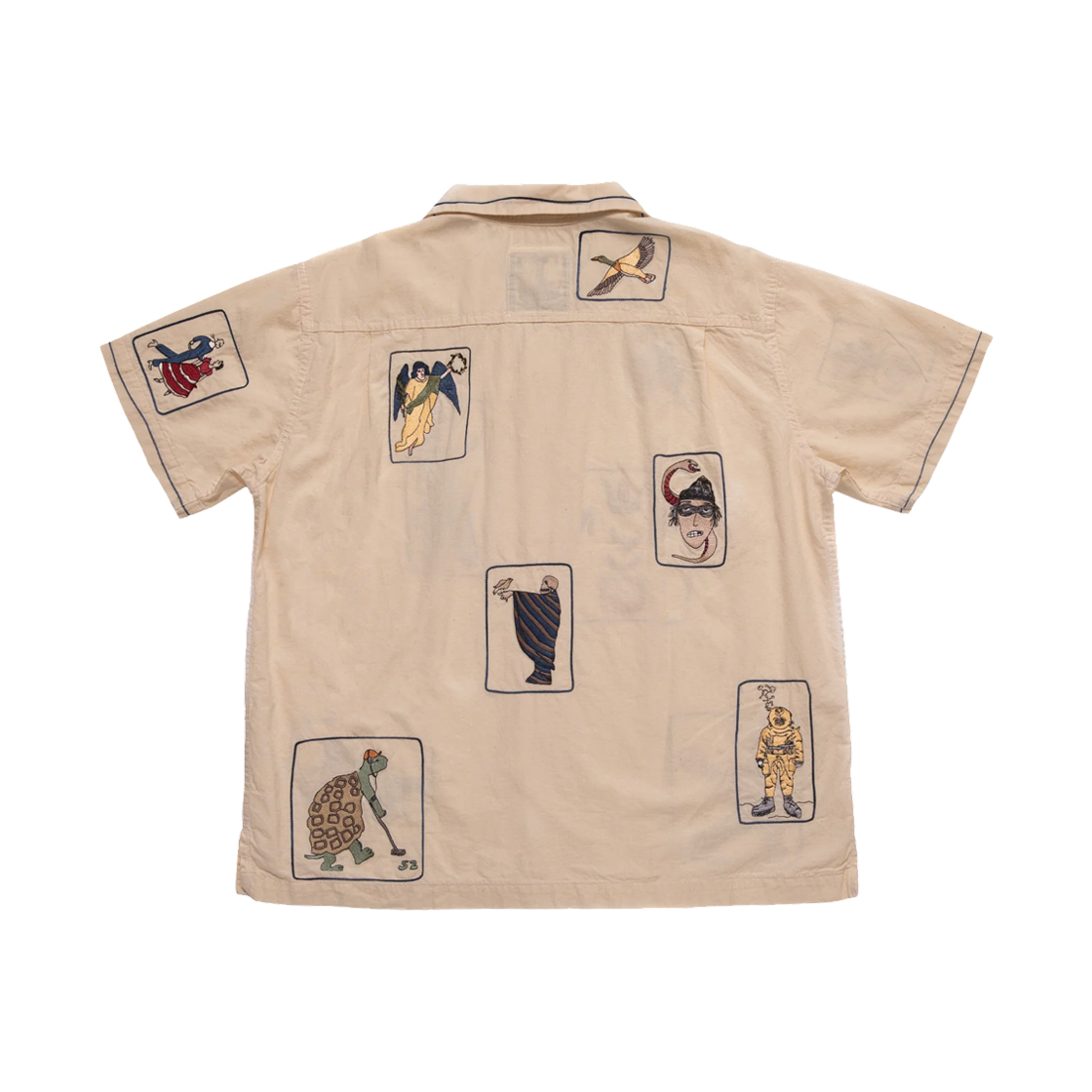 사무엘 젤리그 박스 캠프 셔츠 틴티드 내츄럴(Samuel Zelig Box Camp Shirt Tinted Natural) - 2