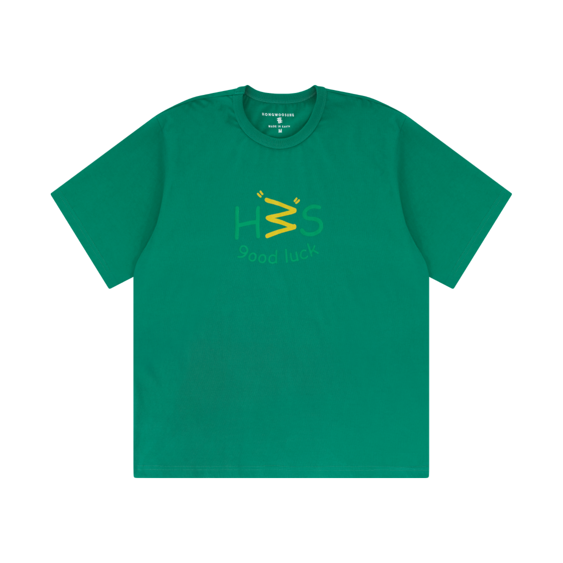 SS25TST010GN Hongwoosung Snno3 T-Shirt Green