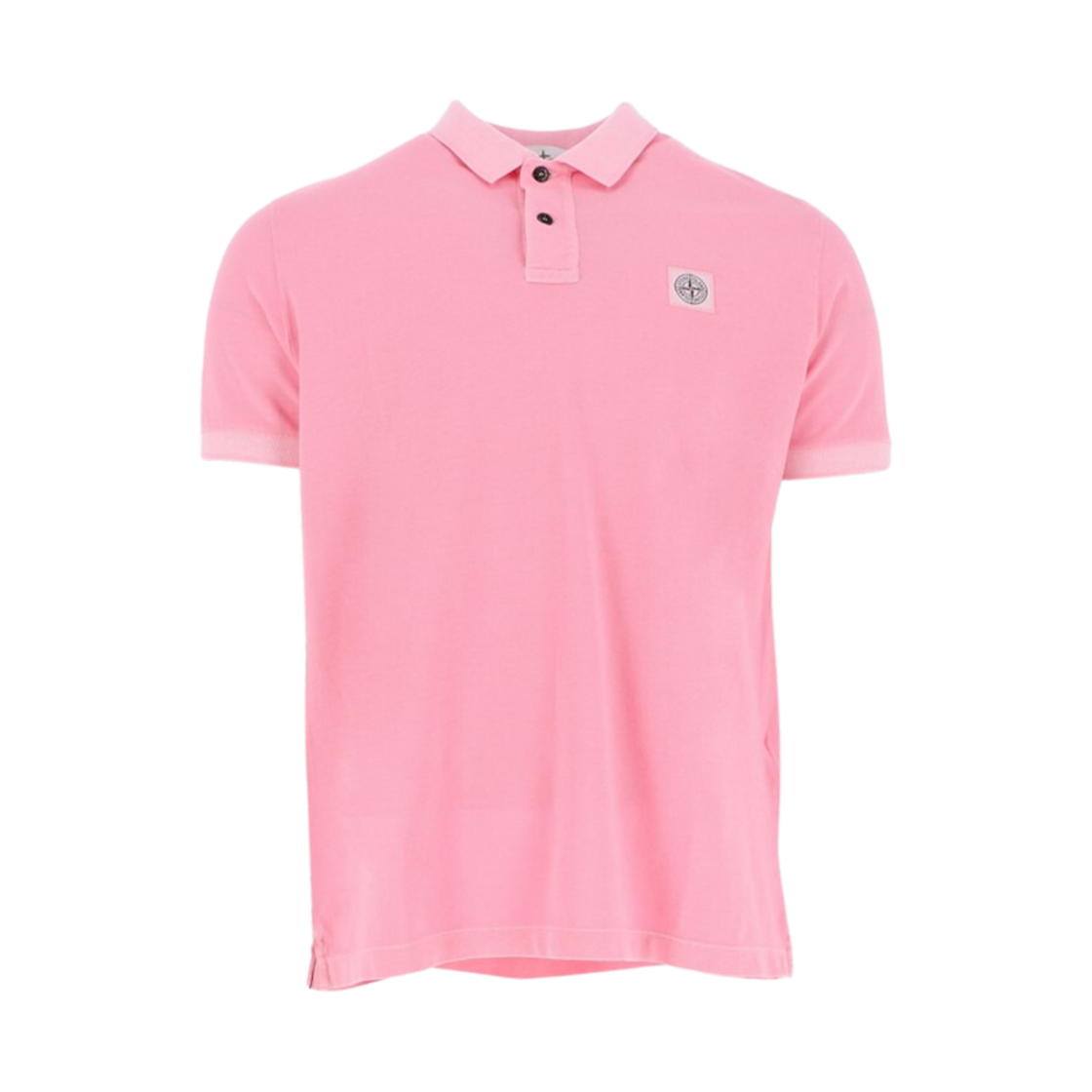 10152SC67-V0080 Stone Island 2SC67 Pigment Dyed Short Sleeve Polo Shirt Pink - 23SS