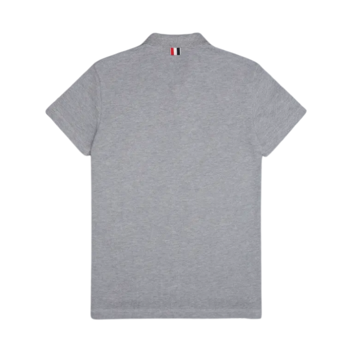 (키즈) 톰브라운 코튼 피케 클래식 숏슬리브 폴로 셔츠 라이트 그레이((Kids) Thom Browne Cotton Pique Classic Short Sleeve Polo Shirt Light Grey) - 2