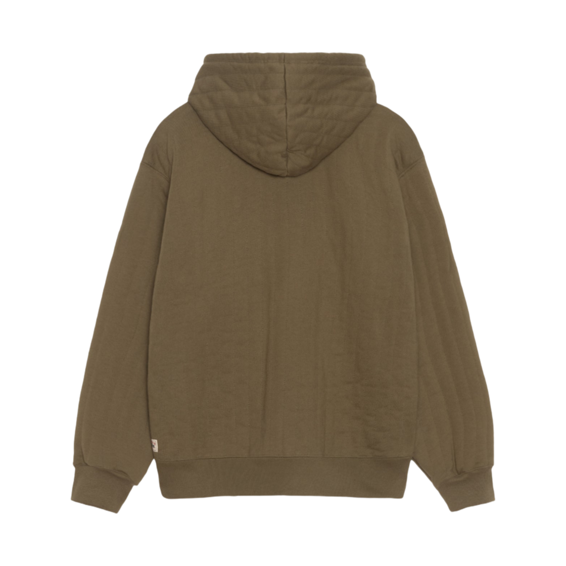 스투시 버티컬 퀼티드 후드 집업 올리브 그린(Stussy Vertical Quilted Zip Hoodie Olive Green) - 2
