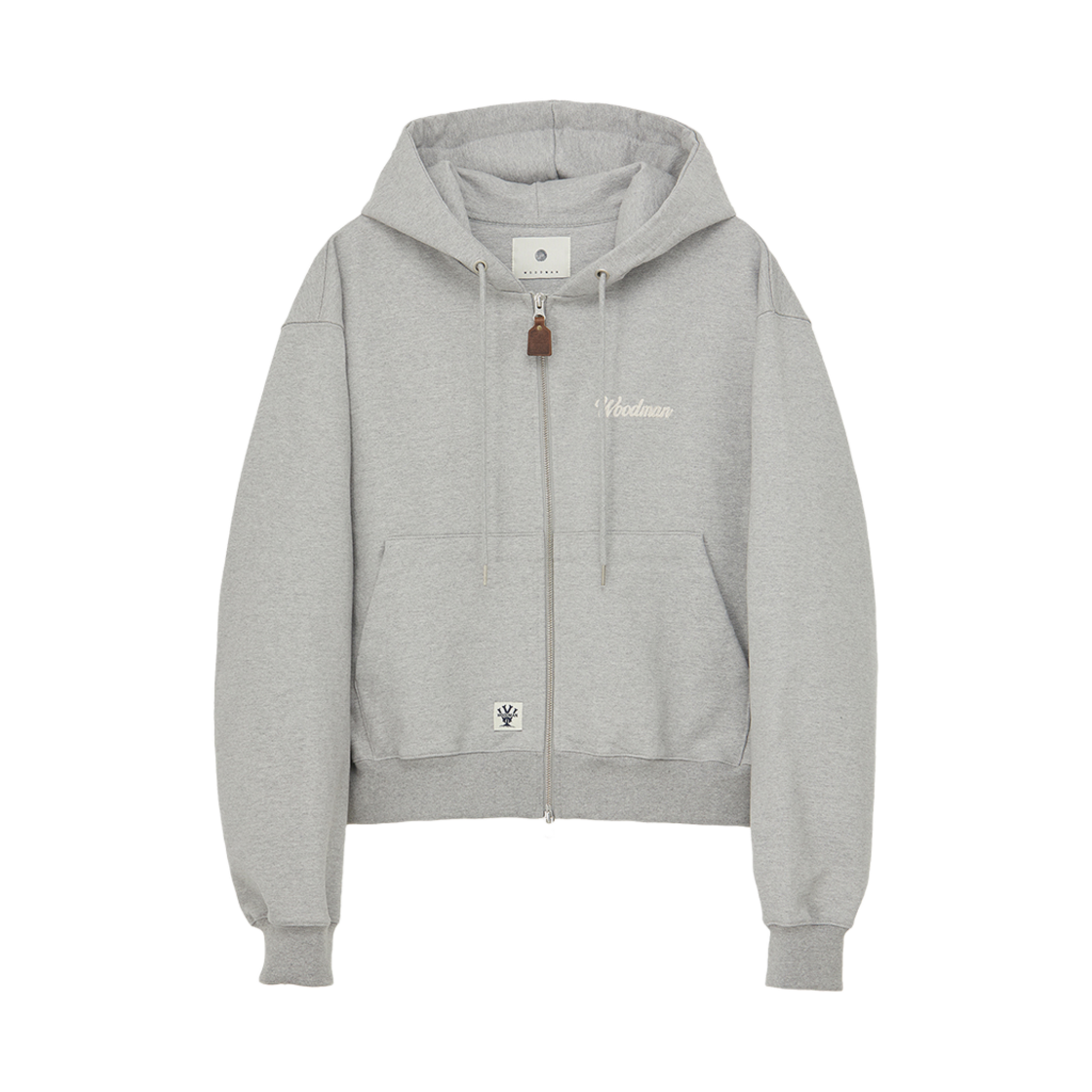 24FWOT01AB Woodman Forest Shorts Hood Zip Up Melange