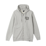 Deus Ex Machina Grip Tape Zip-Up Hoodie Grey Marle