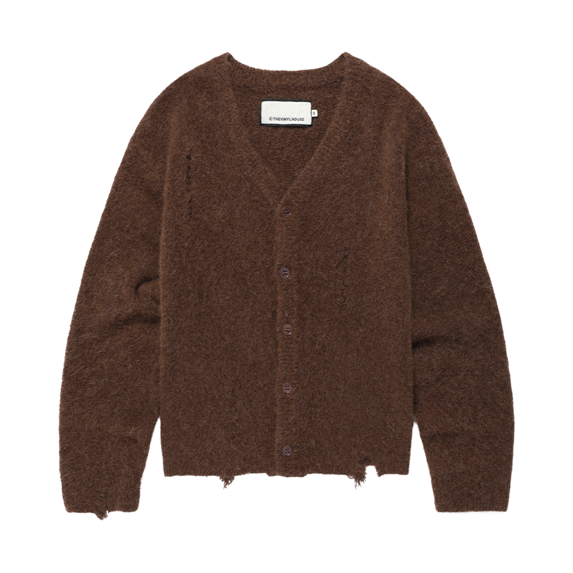 더바이닐하우스 그런지 가디건 브라운(Thevinylhouse Grunge Cardigan Brown) - 1