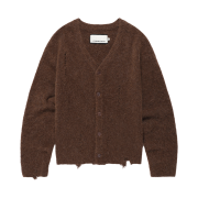 Thevinylhouse Grunge Cardigan Brown
