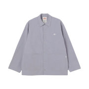 Danton Cotton Linen Coverall Shirt Sax