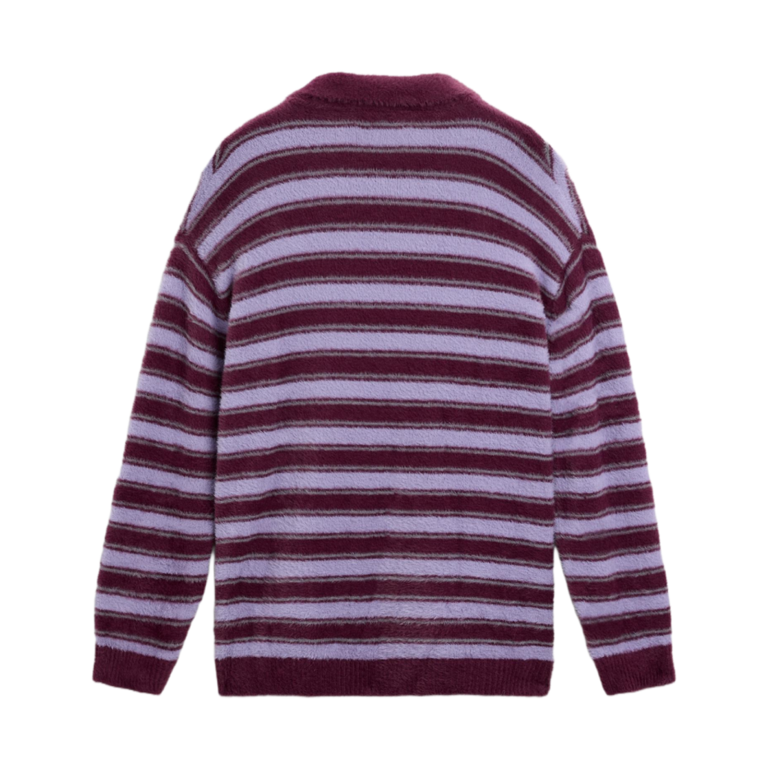 자라 포우 퍼 니트 폴로 셔츠 퍼플(Zara Faux Fur Knit Polo Shirt Pupple) - 2